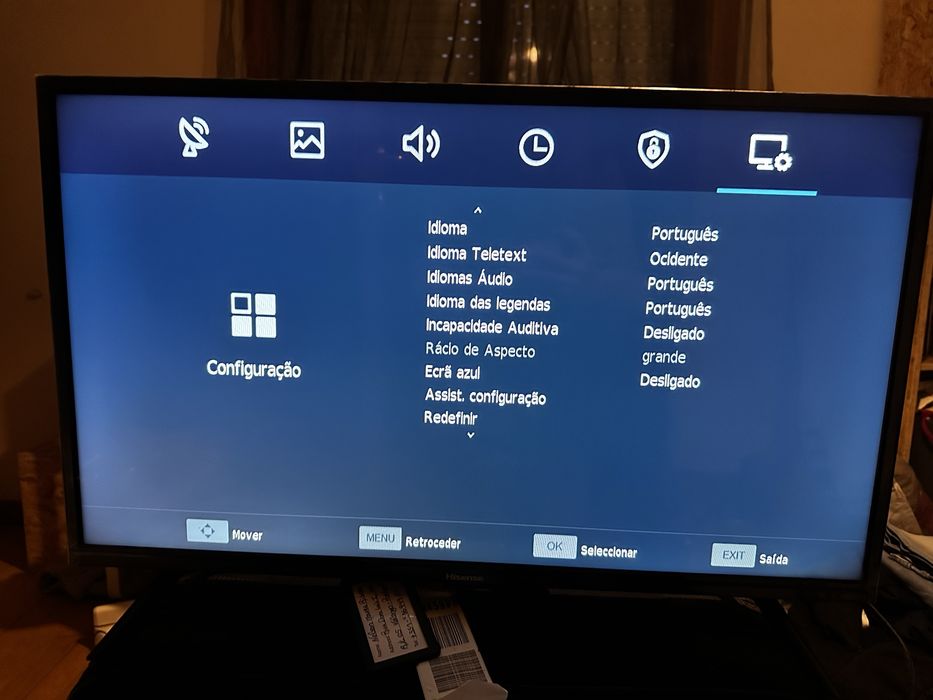Televisao hisense 32”