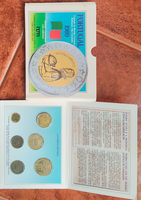 Moedas portuguesas não circuladas