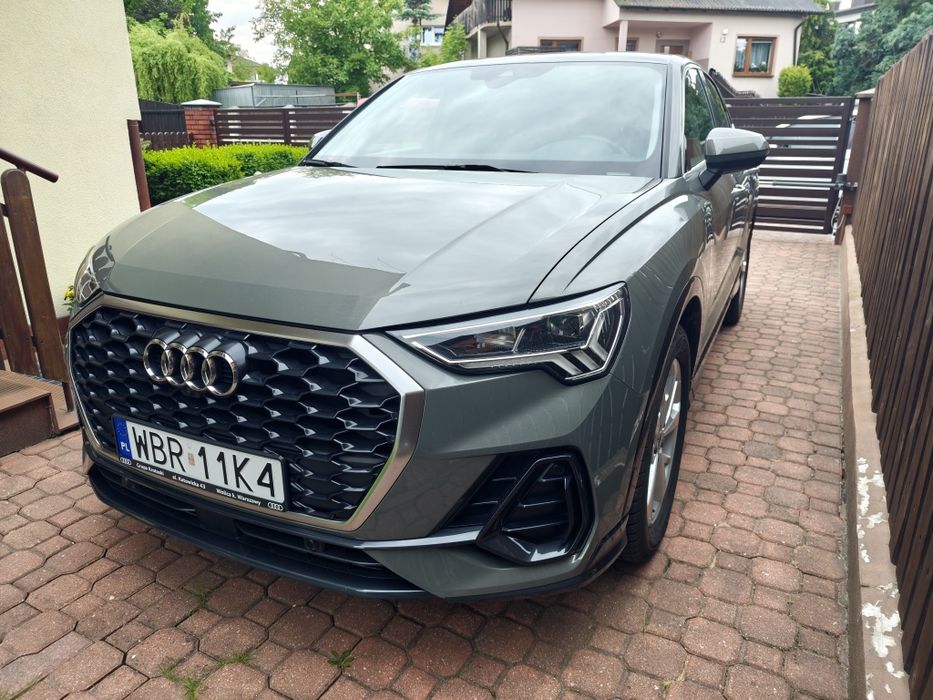 Audi q3 sportback, top led, kamery 360, manual, 1.5