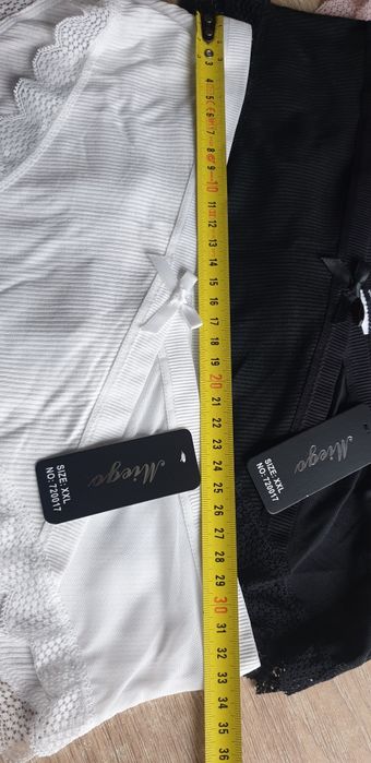 4×Damskie majtki figi w prążek 2XL