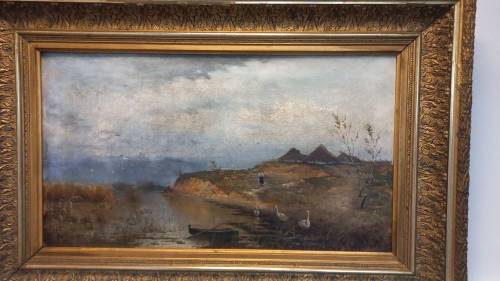 Sprzedam obraz olejny na płótnie z 1894r z Lwowa