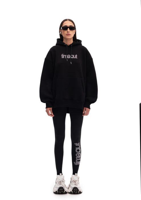 Комплект ADM: Худи Timeout Black + Легинсы (Новый, в упаковке)