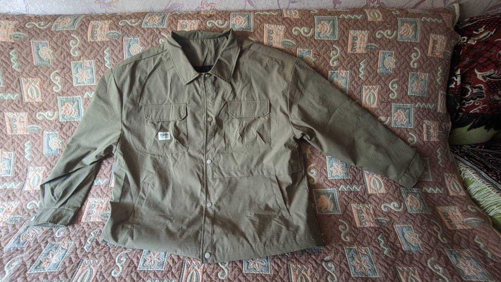 Нова осіння чоловіча куртка- карго, ветровка. Великий розмір. 6XL