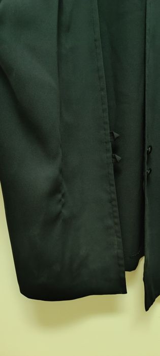 Casaco preto fresco e sem forro para senhora