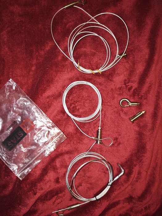 Linki do mocowania obrazów do sufitu stalowe linki 1.5 mm Stas
