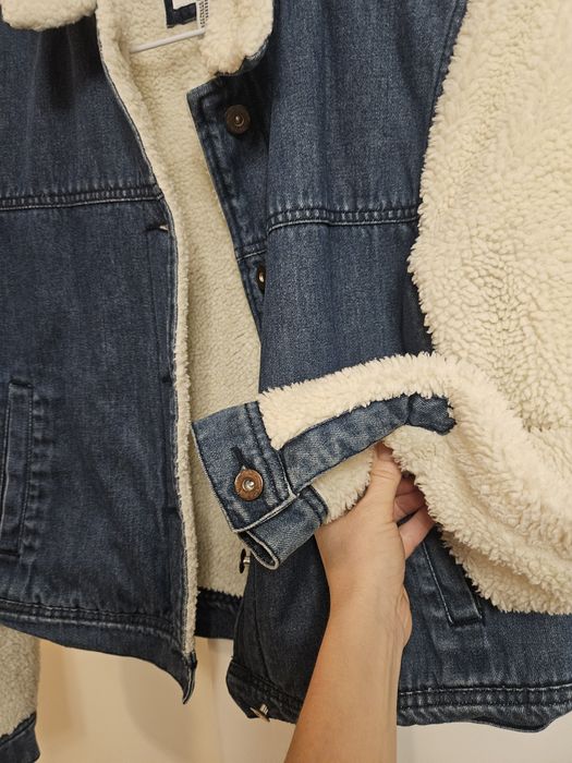 Kurtka jeansowa ciepła