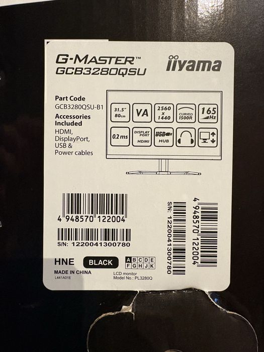 Monitor IIYama 32 cale