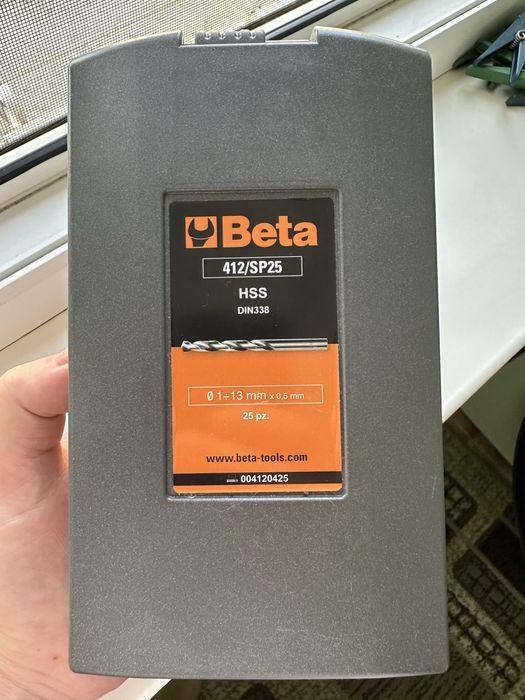 Набор сверел по металу , новый.