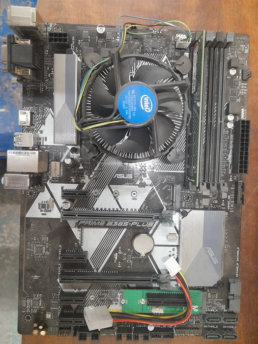 Комплект ASUS PRIME B365 Plus Intel Core I3 9100