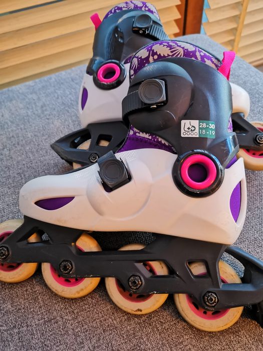 Rolki dziecięce Oxelo Play5 + kask + ochraniacze