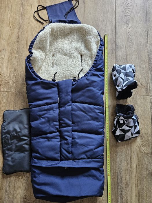 Śpiworek mumia do wózka lub sanek