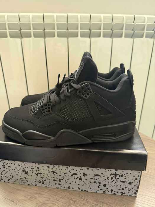 Nike Air Jordan 4 Retro – Black Cat – r. 45