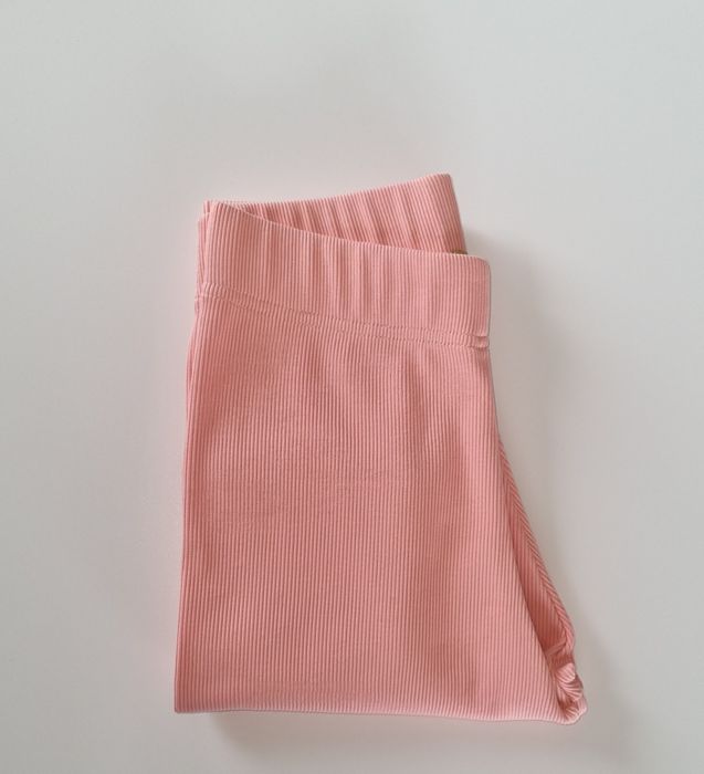 Legginsy Sempre prążek rozmiar M brzoskwinia