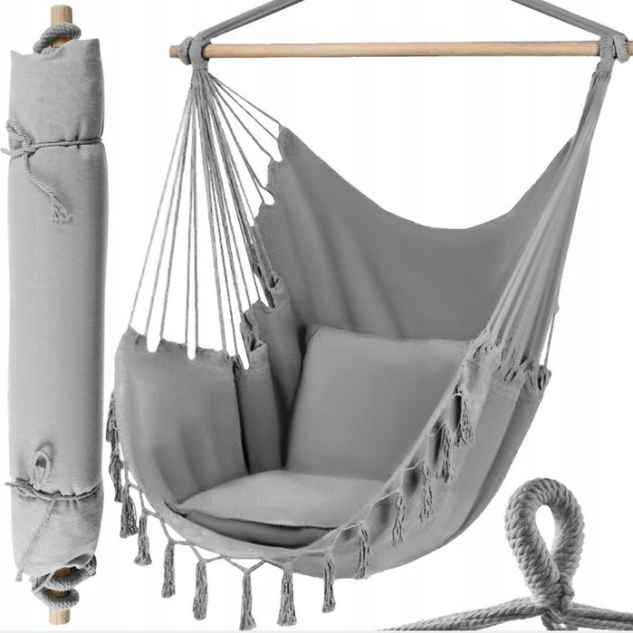 Гамак крісло бразильське зручне міцне 2 подушки в комплекті