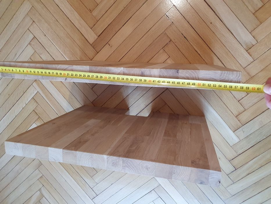 Blaty Półki dębowe 2 sztuki
