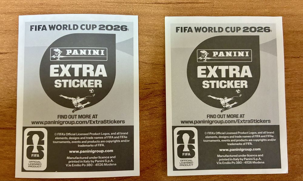 Cromos legend originais da Panini Mundial 2026