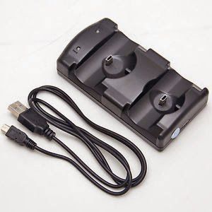 Carregador base dock dockstation duplo comandos PS3 e Move Sony NOVO