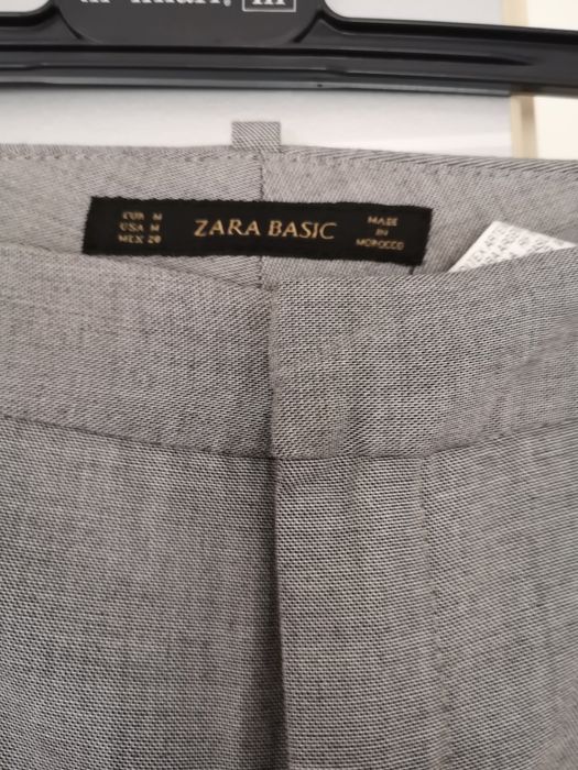 Spodnie Zara szare
