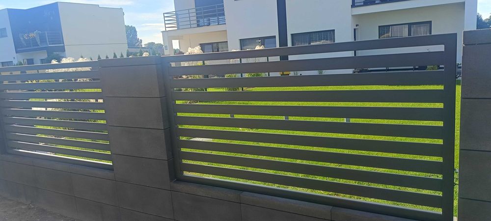 Bramy płoty balustrady