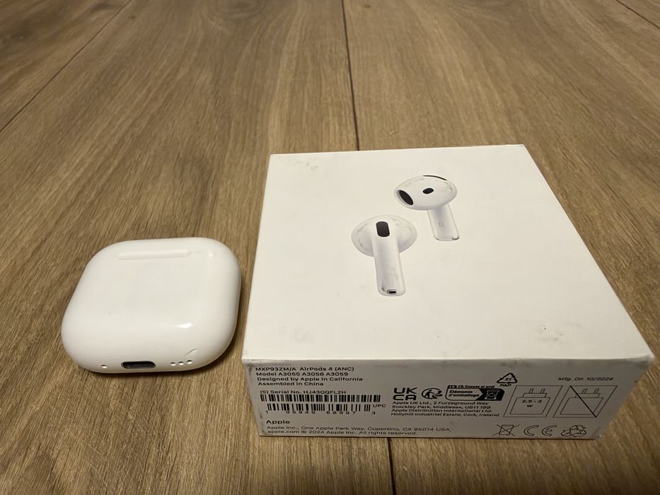 AirPods 4 ANC, gwarancja, stan bdb