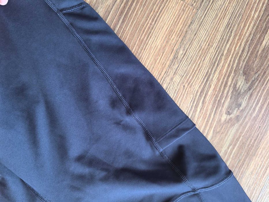 Legginsy h&m, move, jak nowe, rozm m, kieszenie, wysoki stan granat