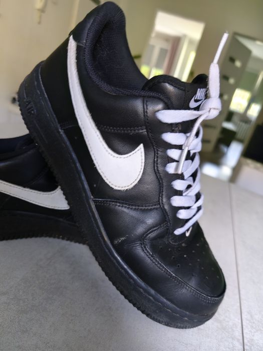 Nike Air Force 1 Low Czarne / Black & White – Rozmiar 42.5