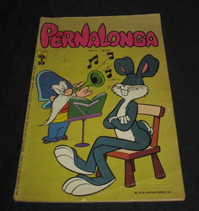 Livro BD Pernalonga 39 Abril 1978