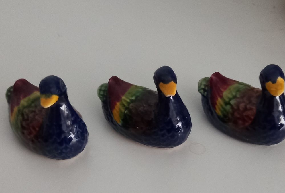 3 Ceramic Ducks428624060792197122