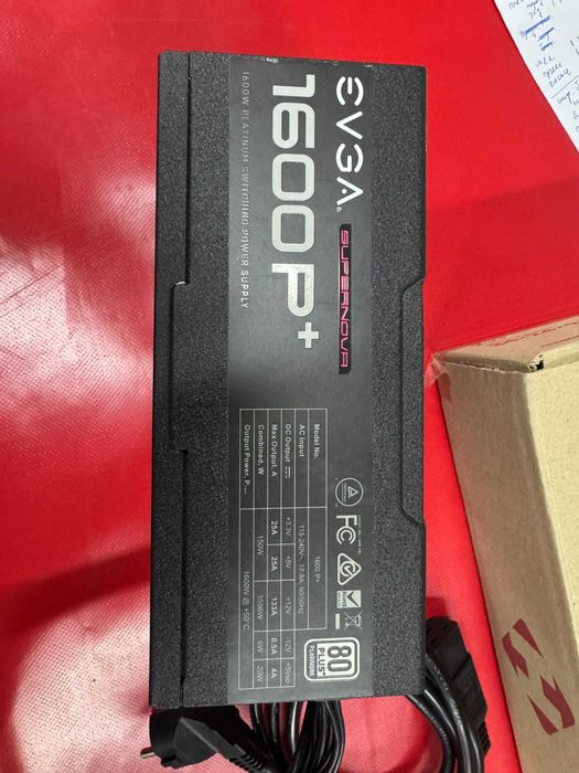 Продам блок питания EVGA Supernova 1600 P+ PLATINUM (под ремонт)