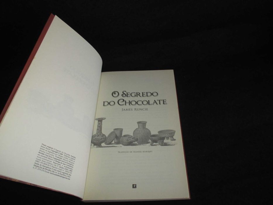 Livro O Segredo do Chocolate James Runcie