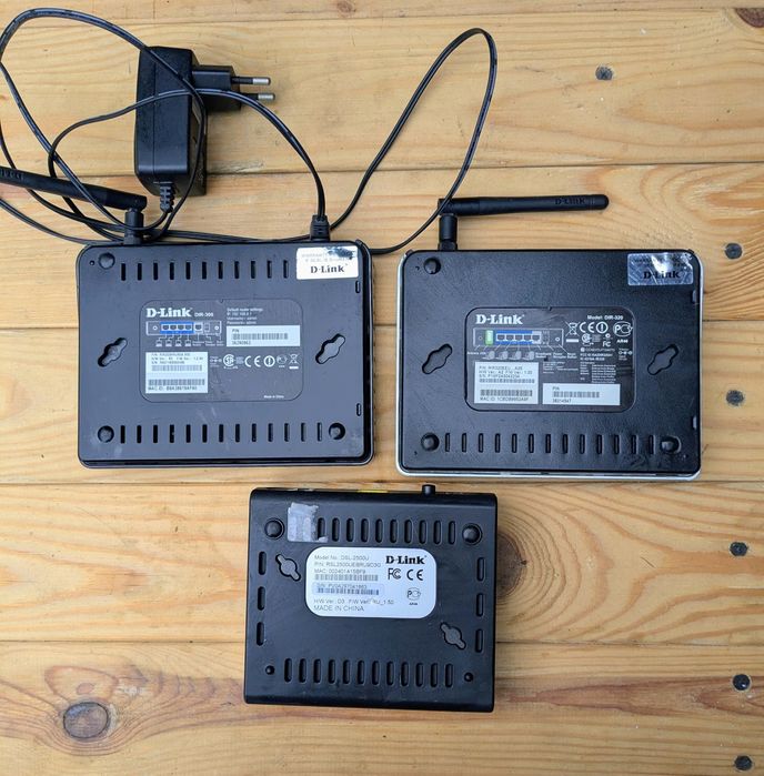 Роутер, маршрутизатор  D-Link .Лот  3 шт