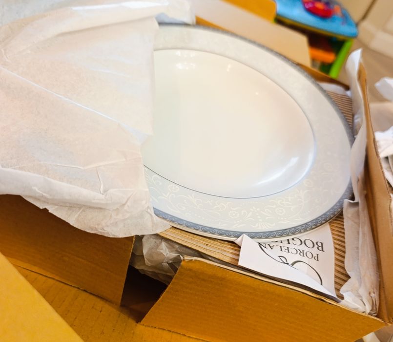 Zestaw zastawa bogucice nowa piękna