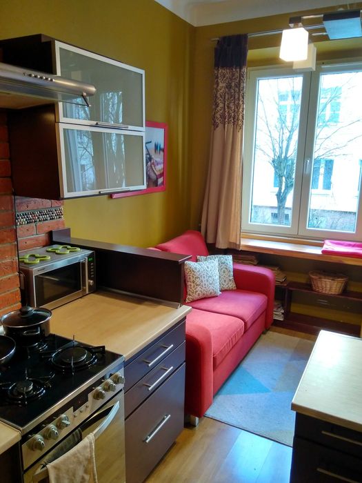 Mieszkanie / Duża kawalerka z kuchnią w aneksie przy parku (Łękno, Szczecin) - Widok 3