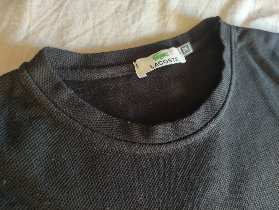 T-shirt Lacoste, czarny, XL