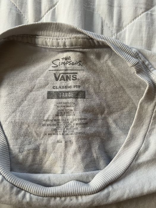 футболка VANS с принтом сзади