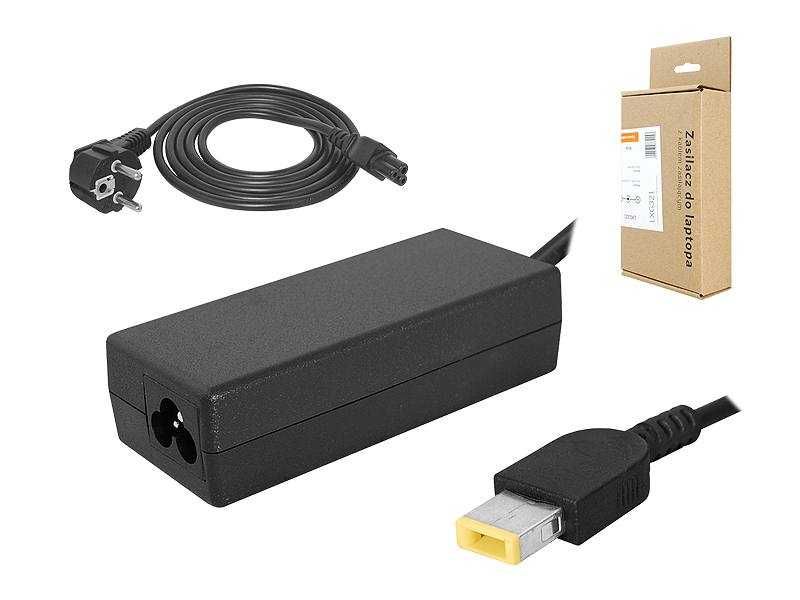 Zasilacz ładowarka do laptopa LENOVO 20V 90W 4,5A Square yellow