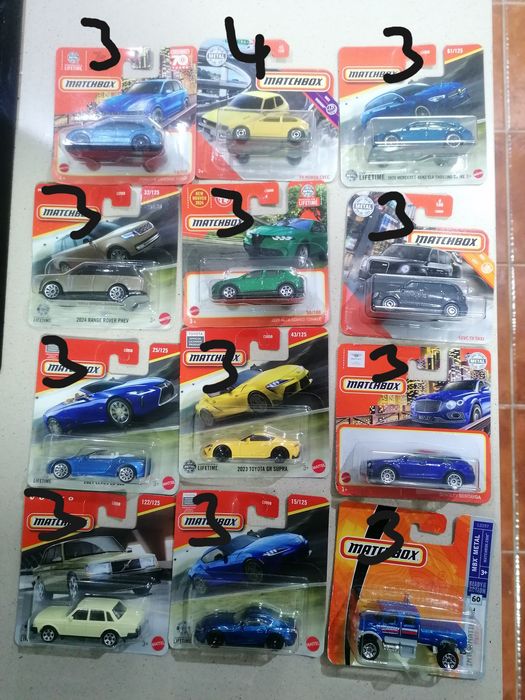 Matchbox vários modelos