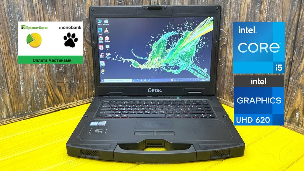 РОЗПРОДАЖ! Протиударний Ноутбук з Сенсорним Екраном Getac S410 G2/14.0"Core i5-8250u