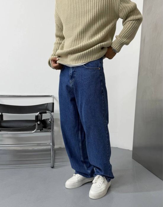 Чоловічі джинси Baggy Оверсайз Мужские широкие штаны