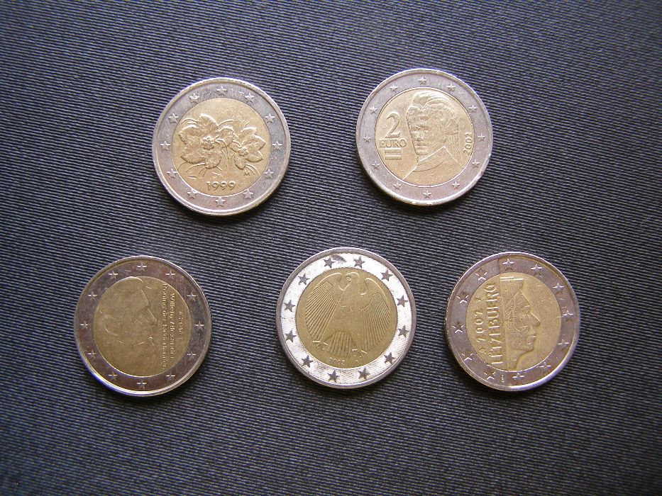 moedas correntes 2 EURO