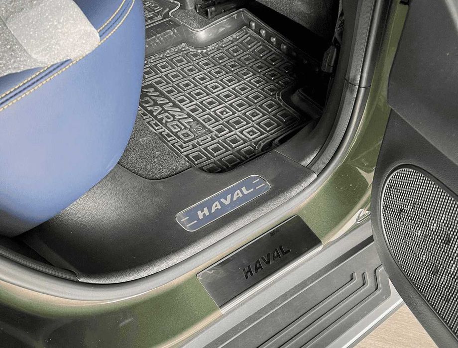 Накладки на пороги для Haval Dargo Хавал Дарго нержавеющая сталь.