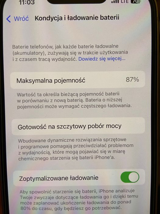 Iphone 14 128GB bateria 87%