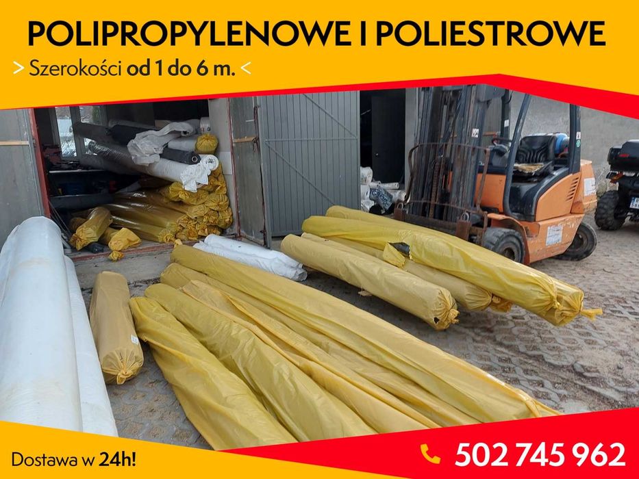 Geowłóknina drogowa do 6 m najsilniejsza wysyłka dostawa 24h.
