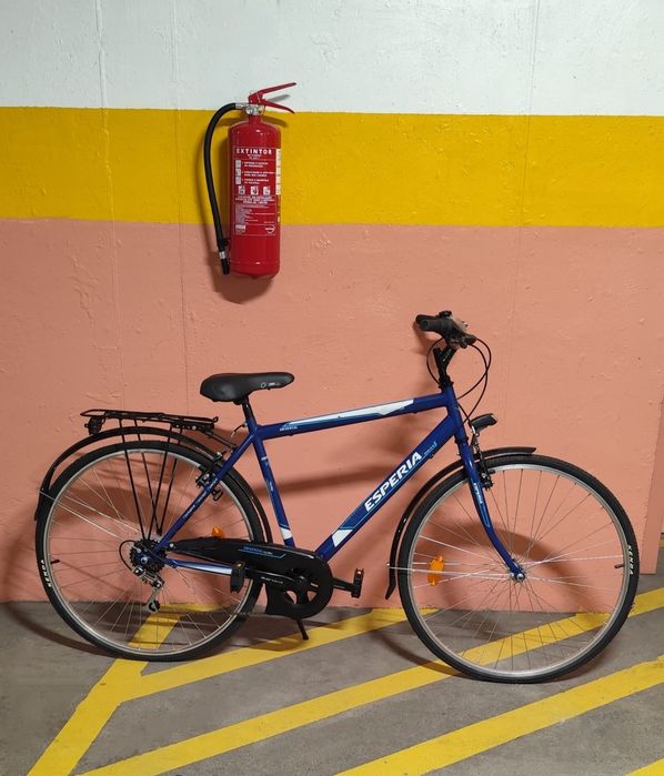 Bicicleta de cidade -  Esperia azul