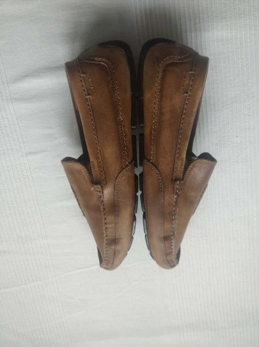 Mokasyny męskie Clarks skóra r.43