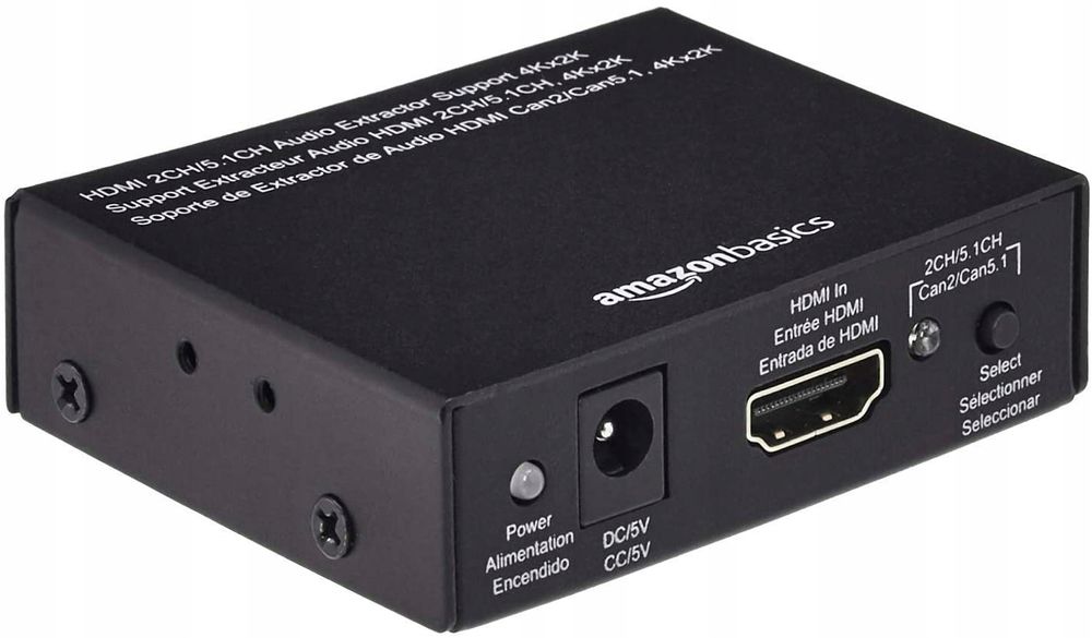 konwerter audio hdmi na hdmi+ audio (spdif + rca stereo)