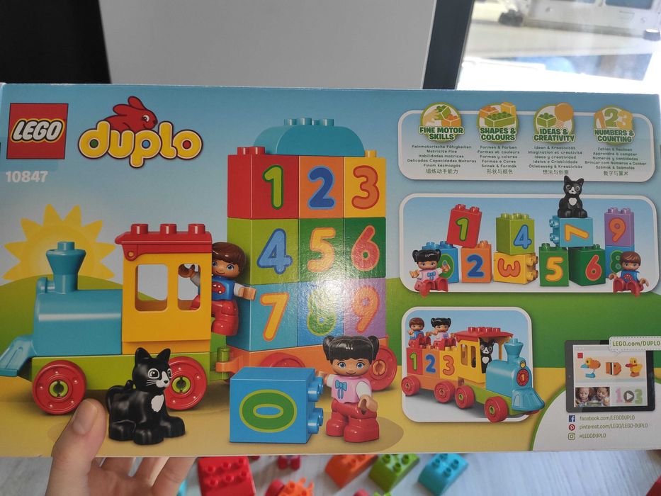 LEGO DUPLO 10847 Pociąg cyferki ciuchcia kolejka