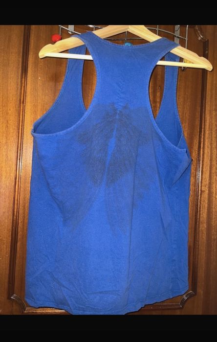 TOP de alças azul