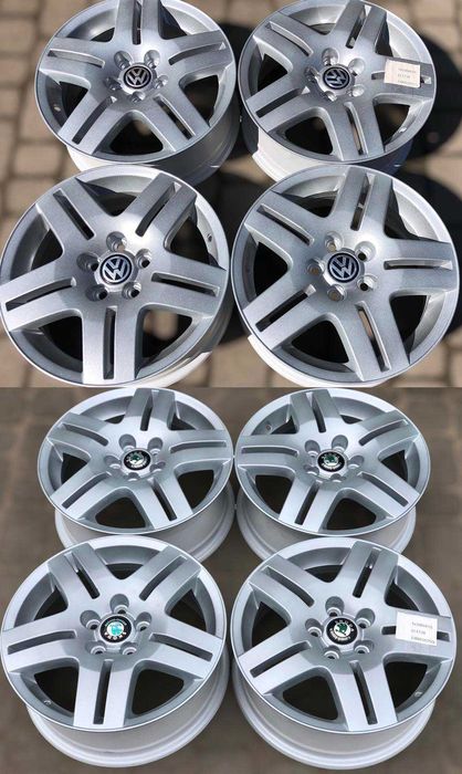 Оригінальні легкосплавні диски 5 100 6J ET38  R15 Volkswagen / Skoda
