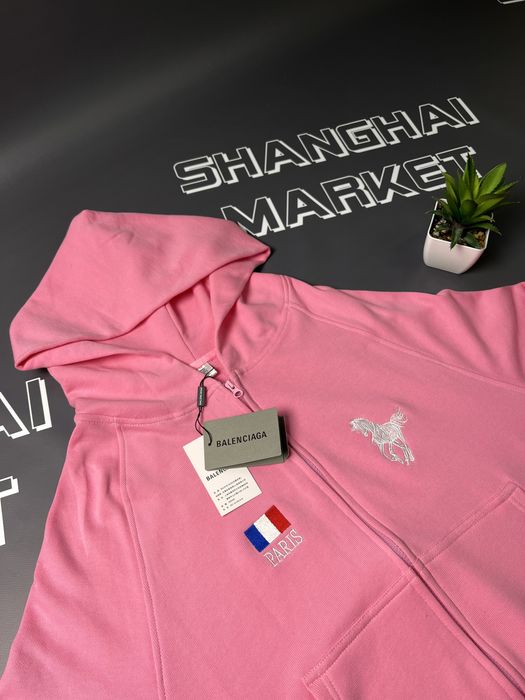 Зип худи Balenciaga unisex замена Polo Ralph Баленсиага